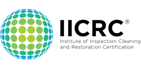 IICRC Certified | Eco-Friendly House Cleaning Experts IICRC certification badge demonstrating GreenTerra’s professionalism in eco-friendly house cleaning.