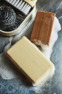 soap scum with regular cleaning by Green Terra Cleaning